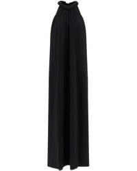 Nude - Neckline Sleeveless Dress - Lyst