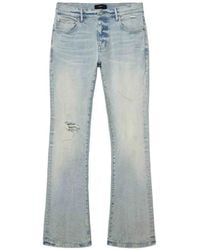 Purple Brand - P004 Distressed Blowout Jeans - Lyst