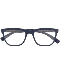 Dolce & Gabbana Brille mit eckigem Gestell - Blau