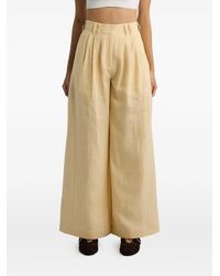 Posse - Parker Pleated Palazzo Pants - Lyst