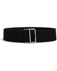 The Attico - Engraved Logo Buckle Belt - Lyst