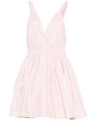 Maje - Cotton A-Line Mini Dress - Lyst