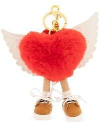 Moschino - Heart Wings Keyring - Lyst