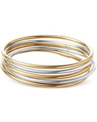 Jenny Bird - Dane Two-Tone Bangle Bracelet (Set Of Five) - Lyst