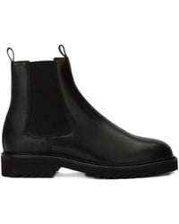 Bally - Elastic-Panel Leather Boots - Lyst