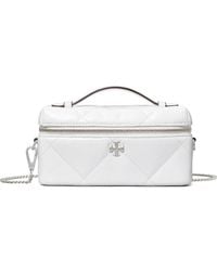 Tory Burch - Kira Diamond-Quilt Distressed Vanity Case - Lyst