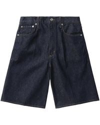 Agolde - Nolan Pleated Denim Shorts - Lyst