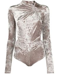 Isabel Marant - Gathered-Detail Long-Sleeve Body - Lyst