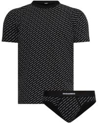 DSquared² - Logo-Print Underwear Set - Lyst
