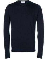 John Smedley - Klassieke Trui Met Lange Mouwen - Lyst