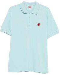 KENZO - Polo Gots Boke Flower Embroidered - Lyst