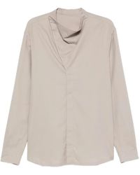Rick Owens - Camisa con cuello alto - Lyst