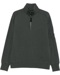 C.P. Company - Sweater Met Hoge Hals En Halve Rits - Lyst