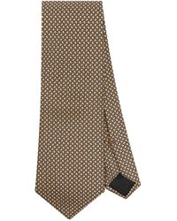 Zegna - Cravate à motif géométrique en jacquard - Lyst