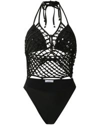 Amir Slama - Mesh Panels Swimsuit - Lyst