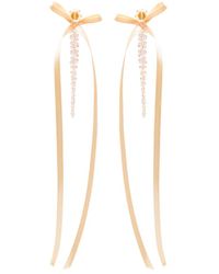 Simone Rocha - Bow Ribbon Drip Earrings Accessories - Lyst