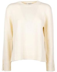 Kangra - Slit-Cuff Crew-Neck Sweater - Lyst