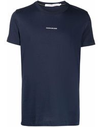 Calvin Klein - Logo-print Short-sleeved T-shirt - Lyst
