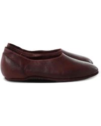 Guidi - Tonal-Stitched Leather Ballet Flats - Lyst