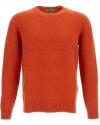 Drumohr - Knitted Lambswool Sweater - Lyst