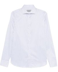 Canali - Gestreept Overhemd - Lyst
