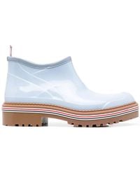 Thom Browne - Bottines À Détails Rayés - Lyst