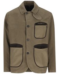 Massimo Osti Studio - Jacke Mit Logo-Print - Lyst