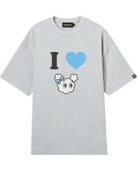 Mini Cream - Katoenen T-Shirt Met Grafische Print - Lyst