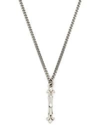 Emanuele Bicocchi - Alphabet Pendant Necklace - Lyst