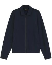 BOSS - Zip-Up Shirt Jacket - Lyst