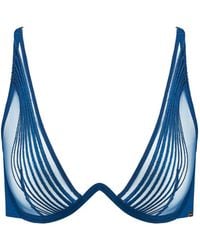 Aubade - Sumptuous Waves Embroidered Triangle Bra - Lyst