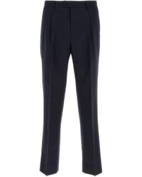 Etro - Pleated Wool Trousers - Lyst