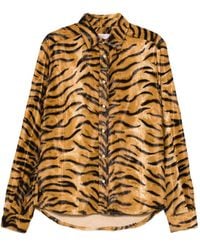 Martine Rose - Camisa con tigre estampado - Lyst