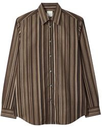 Paul Smith - Signature Stripe Overhemd Met Geverfd Effect - Lyst