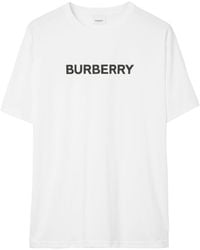 Burberry - T-Shirt mit Logo-Print - Lyst