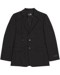 MM6 by Maison Margiela - Notch-Lapels Single-Breasted Blazer - Lyst
