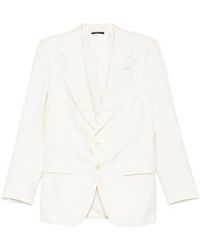 Tom Ford - Pak Met Enkele Rij Knopen En Bandjes Aan De Zijkant - Lyst