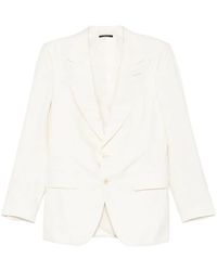 Tom Ford - Pak Met Enkele Rij Knopen En Bandjes Aan De Zijkant - Lyst