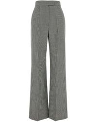 McQueen - Wollen Broek Met Pied-De-Poule Print - Lyst