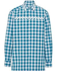 Prada - Geruit Overhemd - Lyst