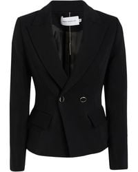 SIMONA CORSELLINI - Double-Breasted Blazer - Lyst