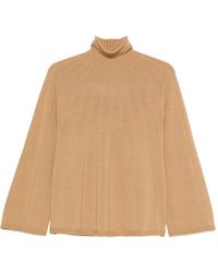 Max Mara - Ribbed Turtleneck Sweater - Lyst