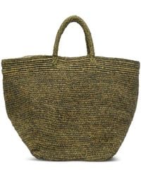 IBELIV - Vanille Tote Bag Aus Raffiabast - Lyst