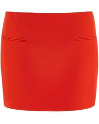 Ferragamo - Wool Mini Skirt - Lyst