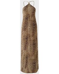 Melissa Odabash - Sage Cheetah Maxi Dress - Lyst