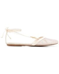 FARM Rio - Starfish-Detail Lace-Up Mules - Lyst