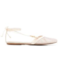 FARM Rio - Starfish-Detail Lace-Up Mules - Lyst