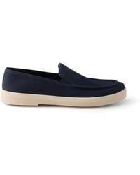 Prada - Mocassins En Tissu - Lyst