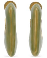 Marni - Enamel Trapeze Hoop Earrings - Lyst