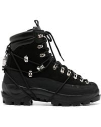 HELIOT EMIL - Lace-Up Leather Hiking Boots - Lyst